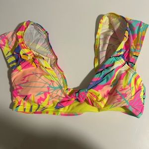 multi color swim/rave top